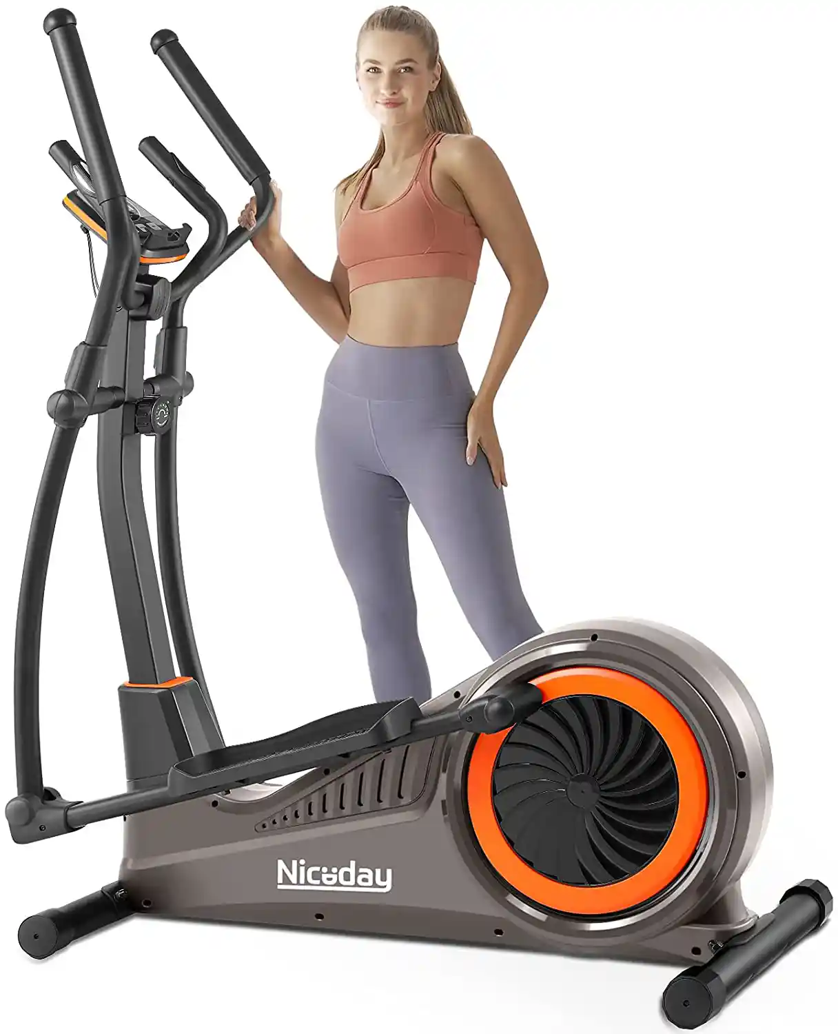 NICEDAY Cross Trainer With Hyper-Quiet Magnetic System elliptical trainer for small apartment | ellipticalmag