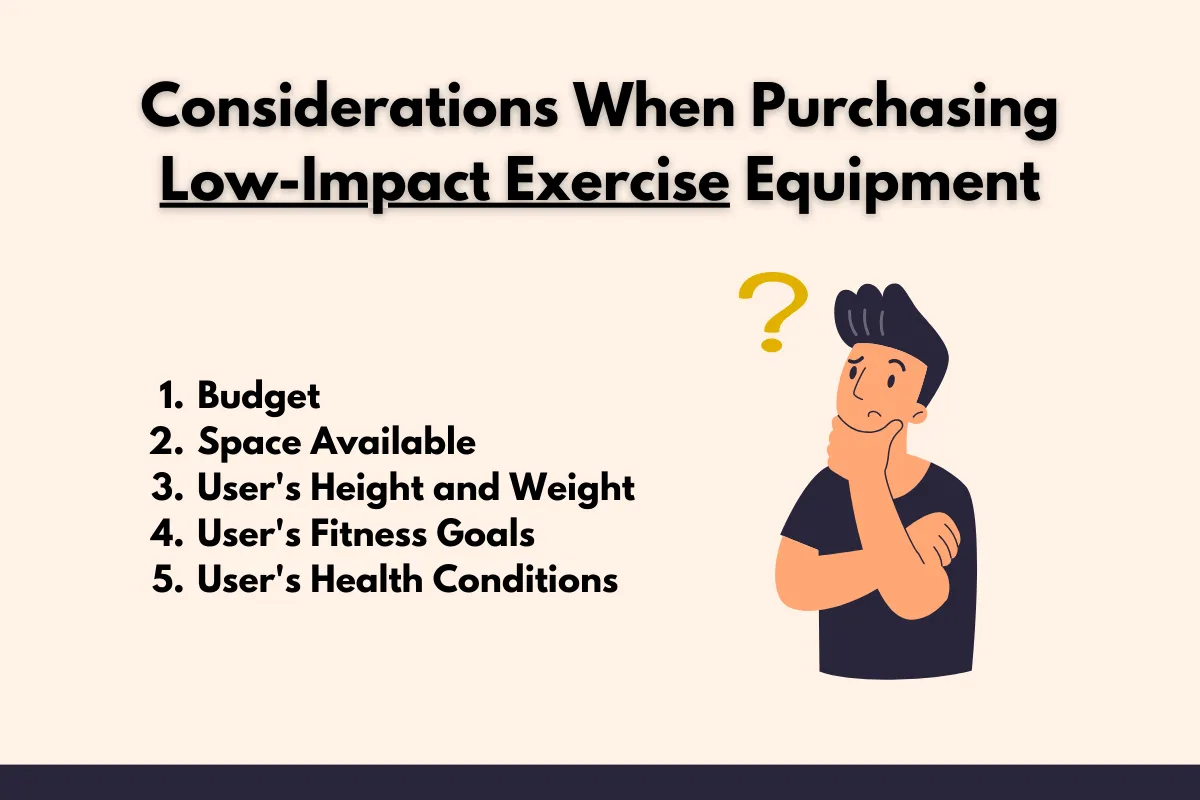 Considerations When Purchasing Low-Impact Exercise Equipment
